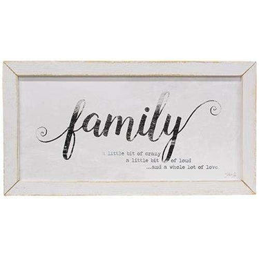 Family Framed Print, White Frame - The Fox Decor